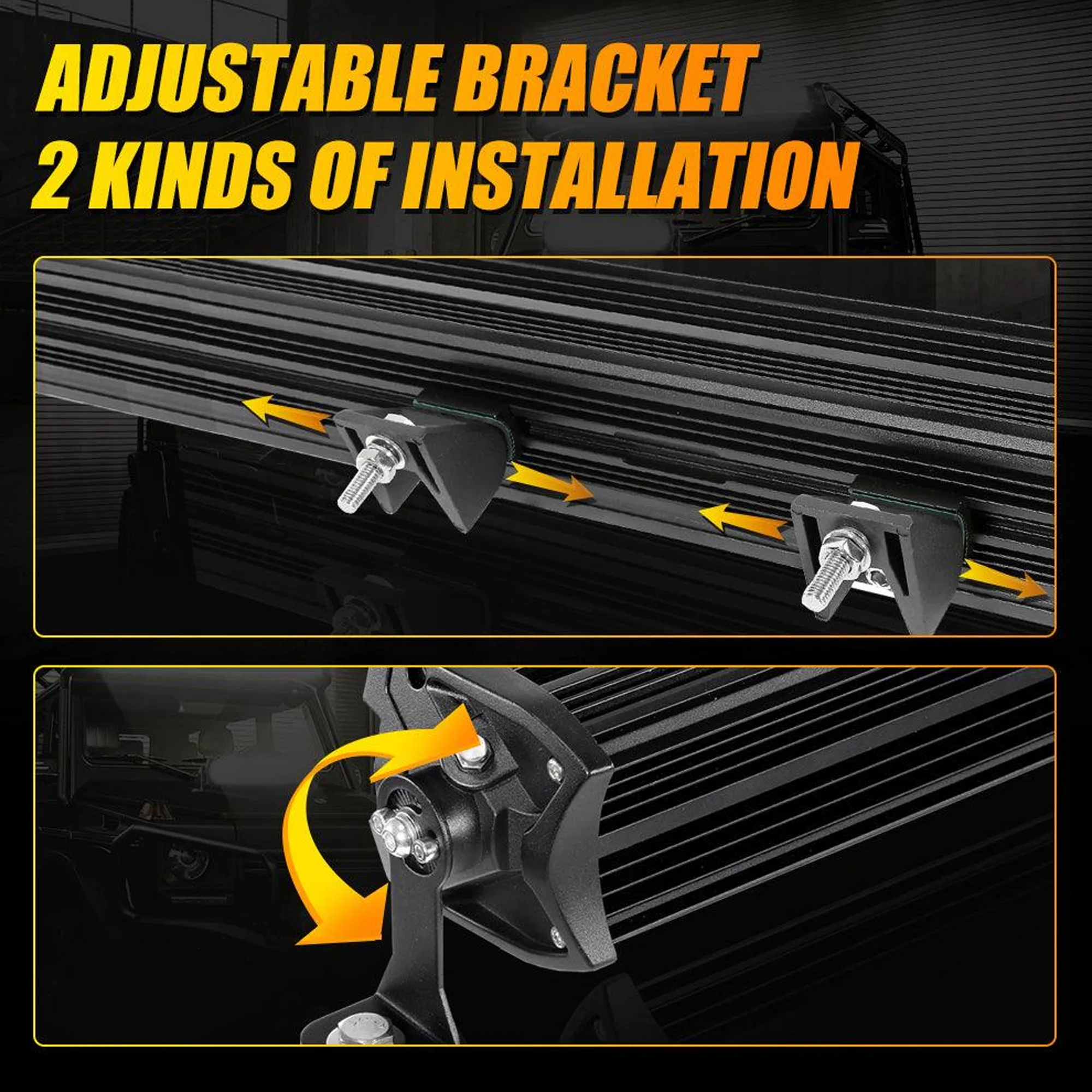 NEW 22 Inch 5D-PRO Series 22000LM Spot Beam Off Road Led Light Bar - Image 3